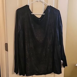 Black Metallic Top